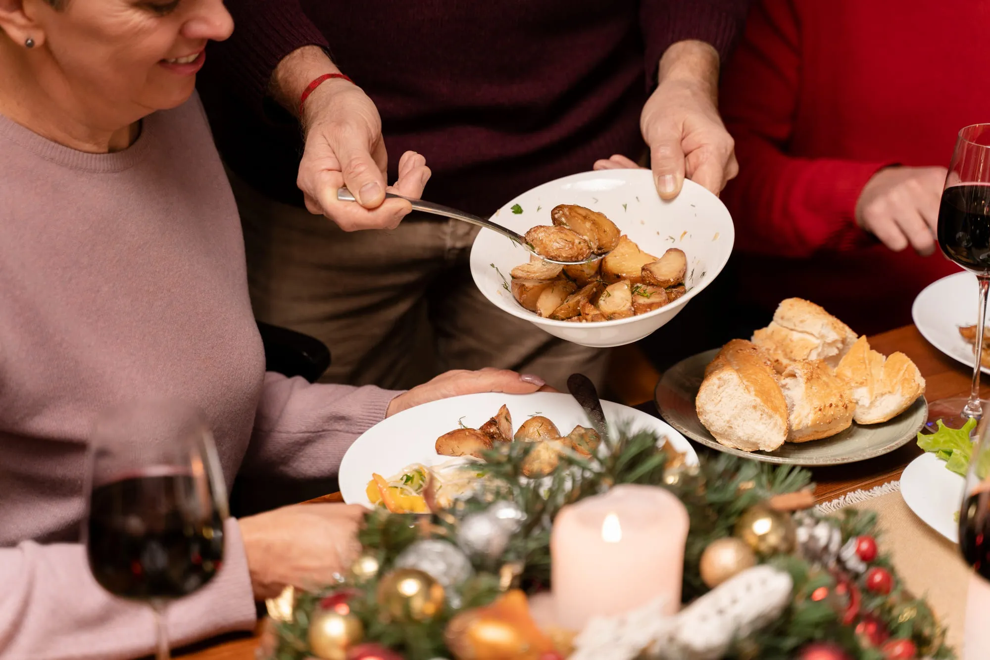 como comer saludable en navidad